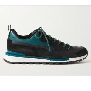 Stylish Black and Teal Athletic Shoes